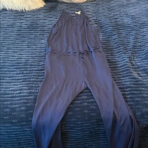 Diane Von Furstenberg Navy Jumpsuit